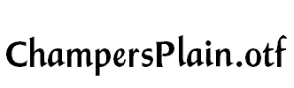 ChampersPlain.otf
