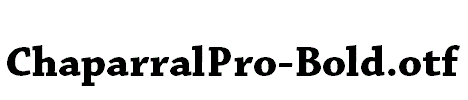 ChaparralPro-Bold.otf