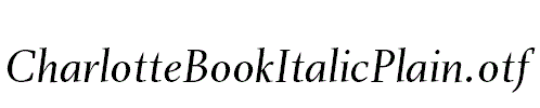 CharlotteBookItalicPlain.otf