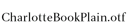 CharlotteBookPlain.otf