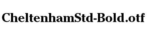 CheltenhamStd-Bold.otf