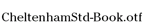 CheltenhamStd-Book.otf