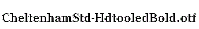 CheltenhamStd-HdtooledBold.otf
