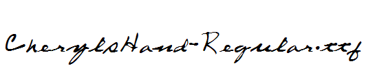 CherylsHand-Regular.ttf