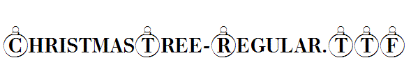 ChristmasTree-Regular.TTF