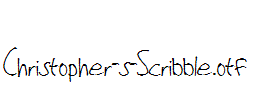 Christopher-s-Scribble.otf