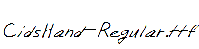CidsHand-Regular.ttf