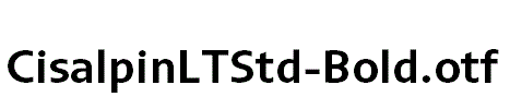 CisalpinLTStd-Bold.otf