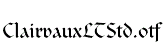 ClairvauxLTStd.otf