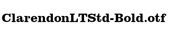 ClarendonLTStd-Bold.otf