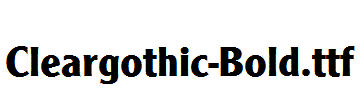 Cleargothic-Bold.ttf