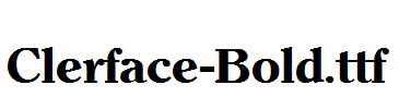 Clerface-Bold.ttf