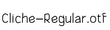 Cliche-Regular.otf