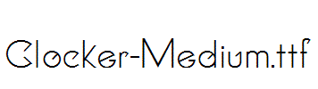 Clocker-Medium.ttf