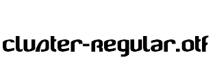 Cluster-Regular.otf