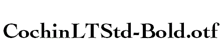 CochinLTStd-Bold.otf