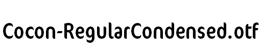 Cocon-RegularCondensed.otf