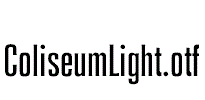 ColiseumLight.otf