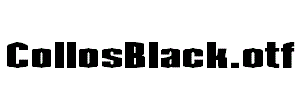 CollosBlack.otf