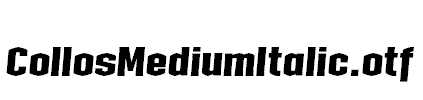 CollosMediumItalic.otf