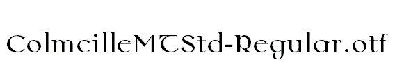ColmcilleMTStd-Regular.otf
