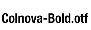 Colnova-Bold.otf