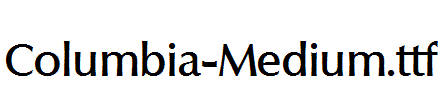 Columbia-Medium.ttf