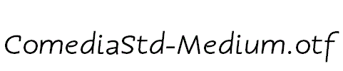 ComediaStd-Medium.otf
