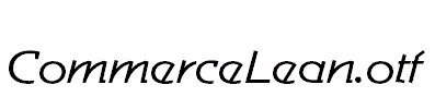 CommerceLean.otf