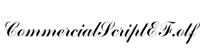 CommercialScriptEF.otf