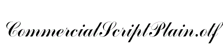 CommercialScriptPlain.otf