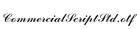 CommercialScriptStd.otf