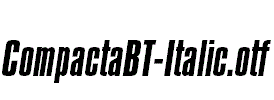 CompactaBT-Italic.otf