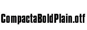 CompactaBoldPlain.otf
