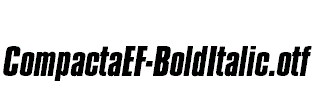 CompactaEF-BoldItalic.otf