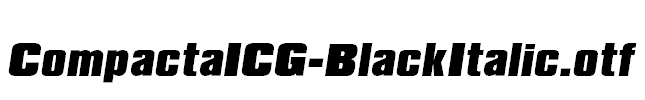 CompactaICG-BlackItalic.otf