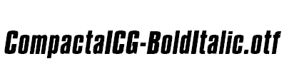 CompactaICG-BoldItalic.otf