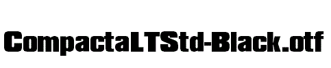 CompactaLTStd-Black.otf