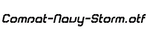 Comsat-Navy-Storm.otf