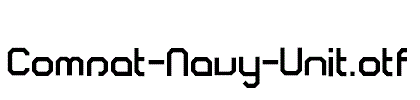 Comsat-Navy-Unit.otf