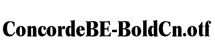 ConcordeBE-BoldCn.otf