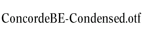 ConcordeBE-Condensed.otf