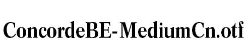 ConcordeBE-MediumCn.otf