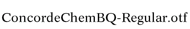 ConcordeChemBQ-Regular.otf