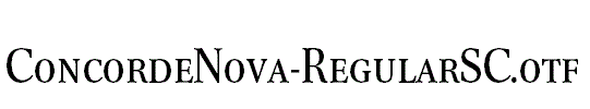 ConcordeNova-RegularSC.otf