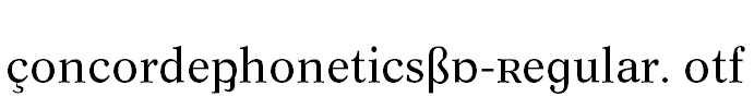 ConcordePhoneticsBQ-Regular.otf