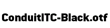 ConduitITC-Black.otf