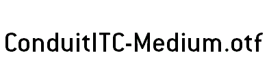 ConduitITC-Medium.otf