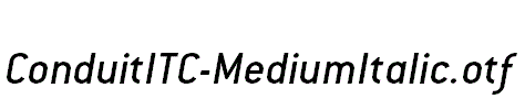 ConduitITC-MediumItalic.otf