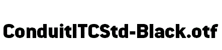 ConduitITCStd-Black.otf